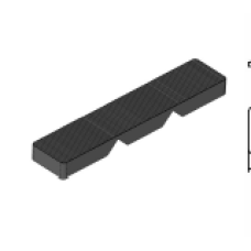 CALCO VIDRO 20X100X1  5015.1 CASTANHO